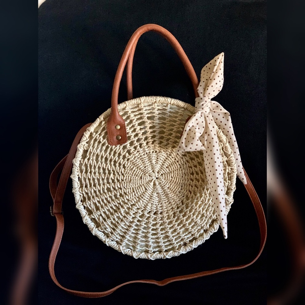 💥BEST SELLER 💥 Round Straw Bag - Picture 4 of 9